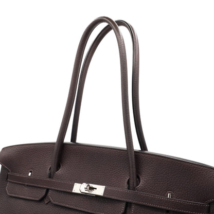 Birkin 45 Long Shoulder Togo Chocolat SS □D stamp