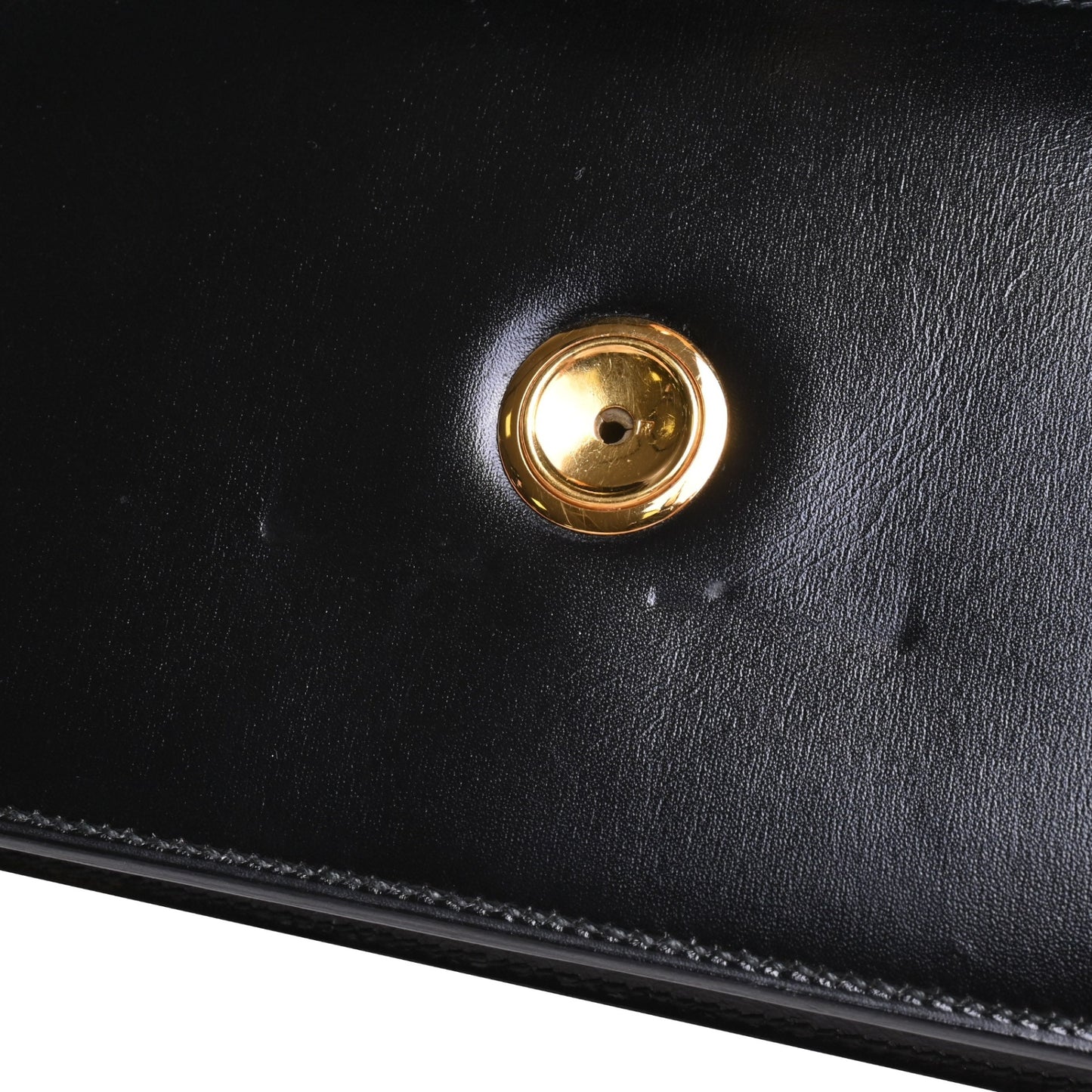 ナポレオン　ショルダーバッグ　ボックスカーフ　ブラック　GP　〇S刻印