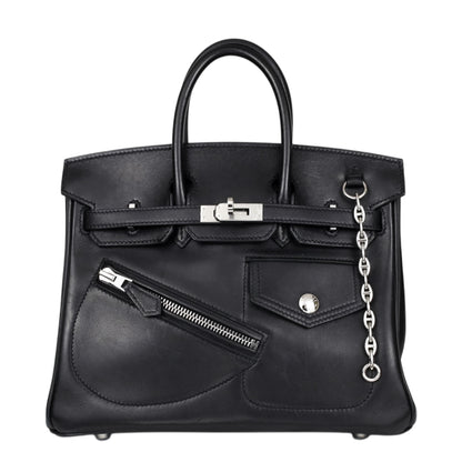 Birkin 25岩石Vovolupt黑色SS B刻有.