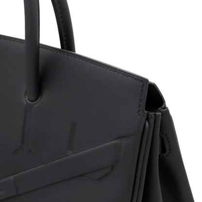 Shadow Birkin 25 Vaux Swift Black SS K stamp