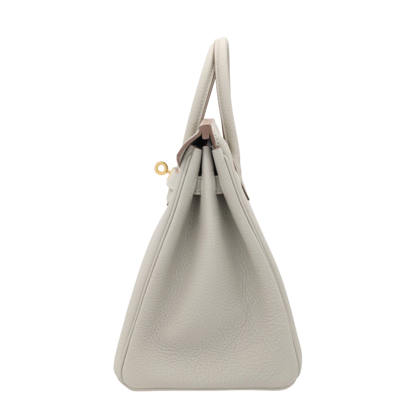 バーキン25　トゴ　パールグレー　GP　K刻印