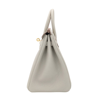 バーキン25　トゴ　パールグレー　GP　K刻印