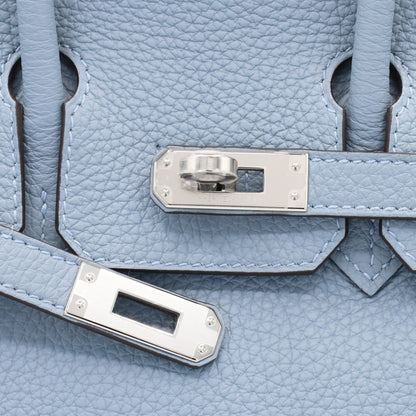 Birkin 25 Verso Togo Blue Run 米色 de Weimar SS U刻印