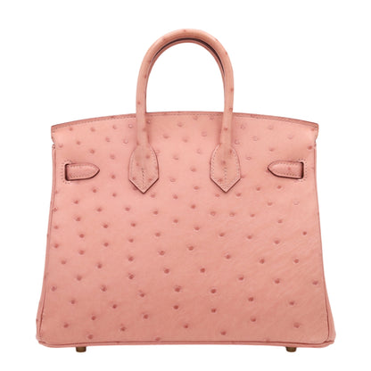 バーキン25　オーストリッチ　テリキュート　GP　B刻印