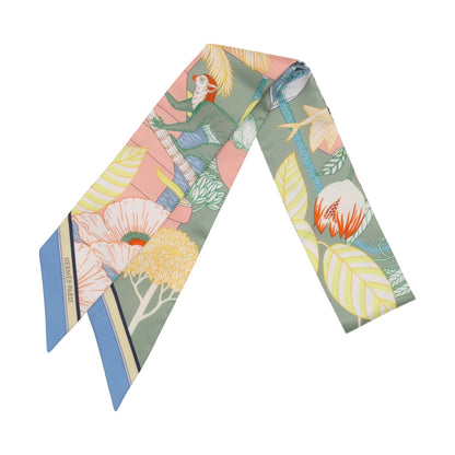 ツイリー　Precious Paradice　シルク　グリーン