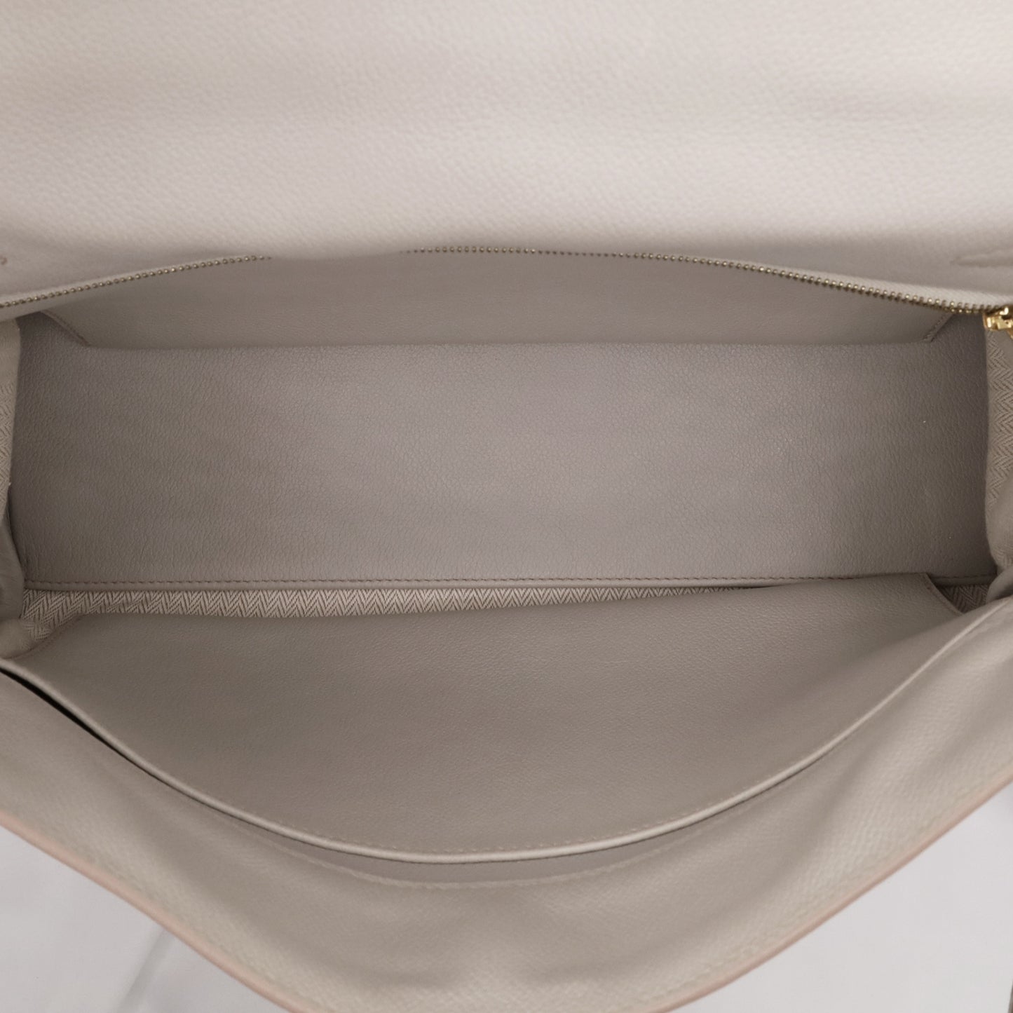 Kelly 32 Voever Color Grizzly Pearl Gray Champagne Gold Hardware □Q Stamp
