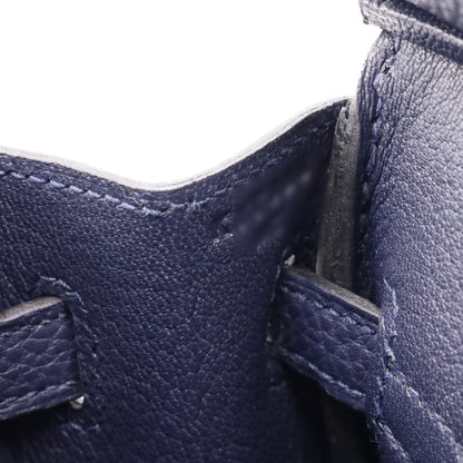 バーキン25　トゴ　ブルーニュイ　SS　K刻印