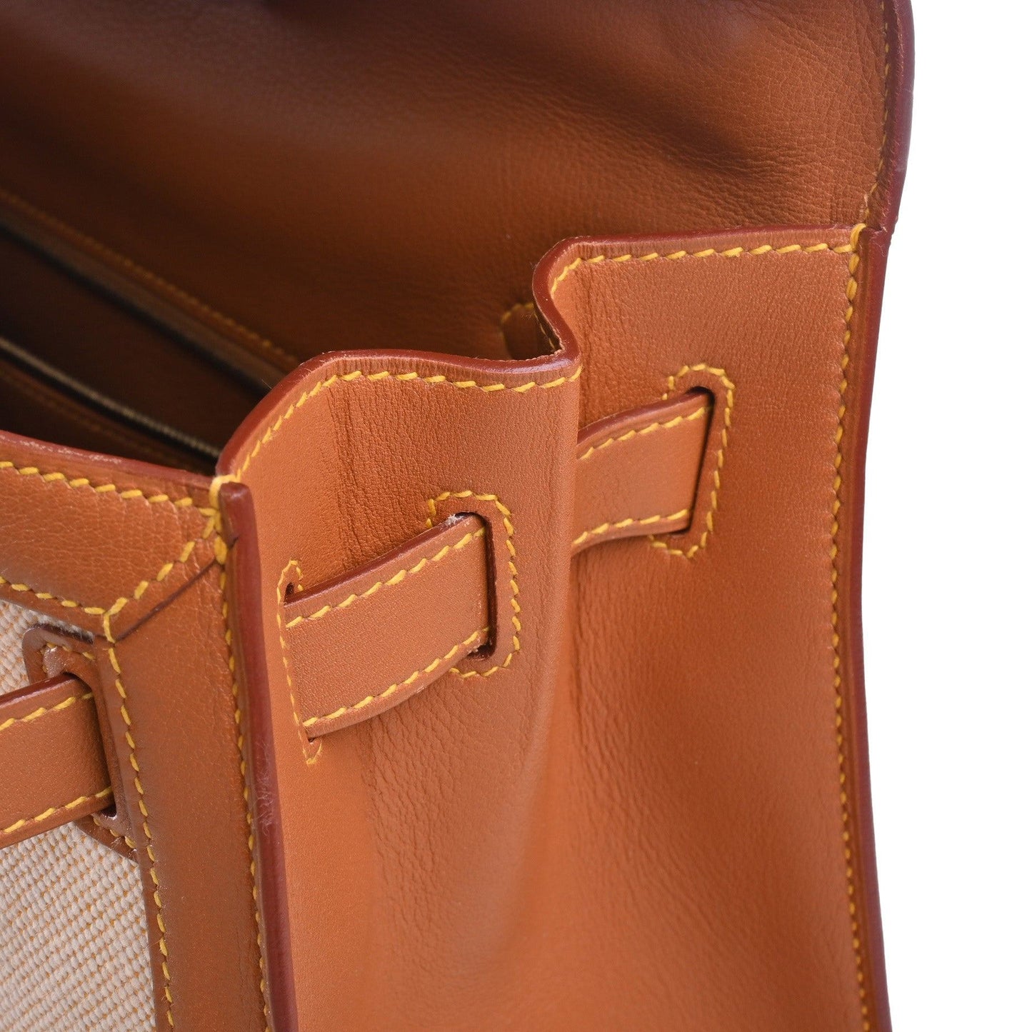 Kelly 32 Calf Toile Ash Gold GP 〇Z engraved