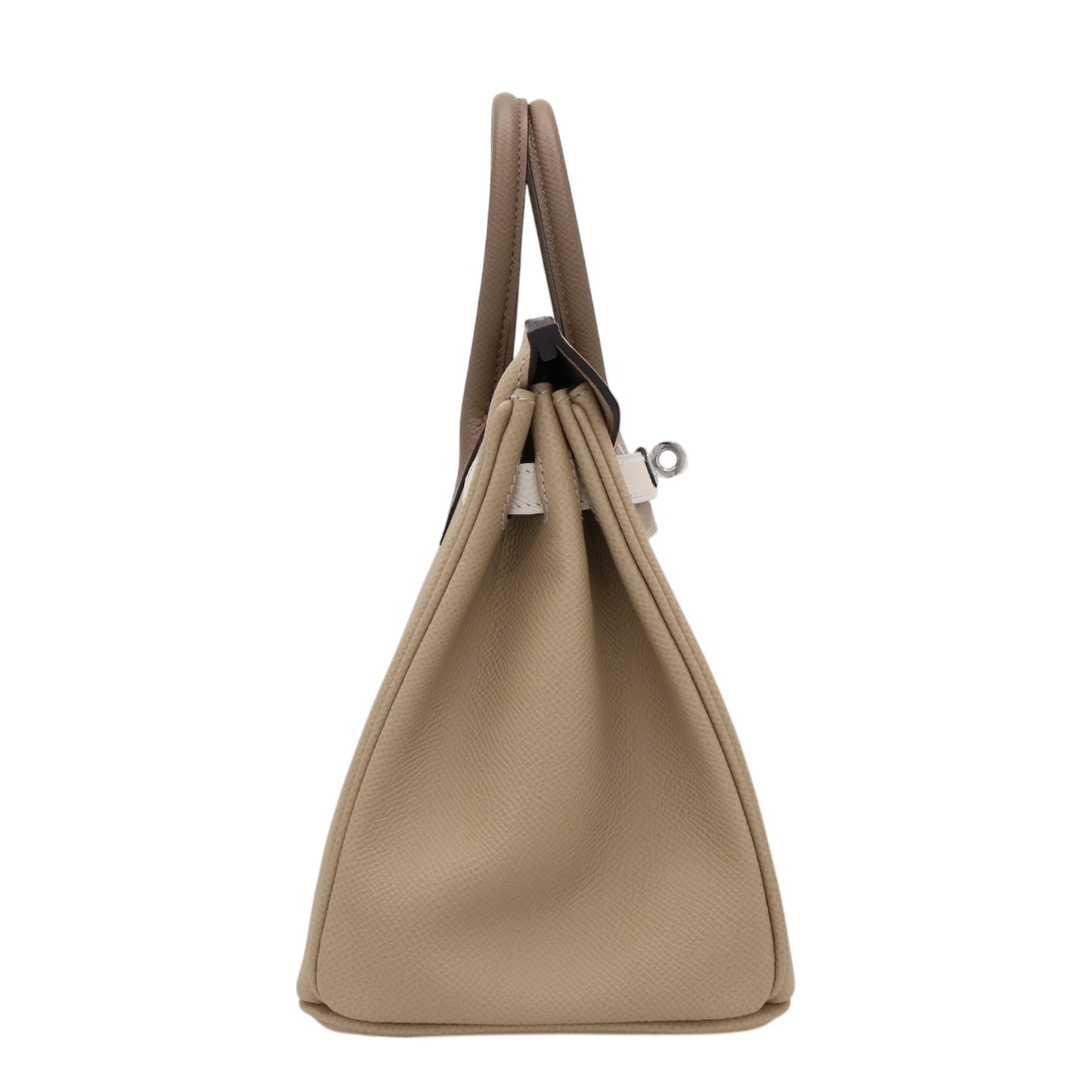 バーキン25　トリコロール　ヴォーエプソン　トレンチ　クレ　エトゥープ　SS　K刻印