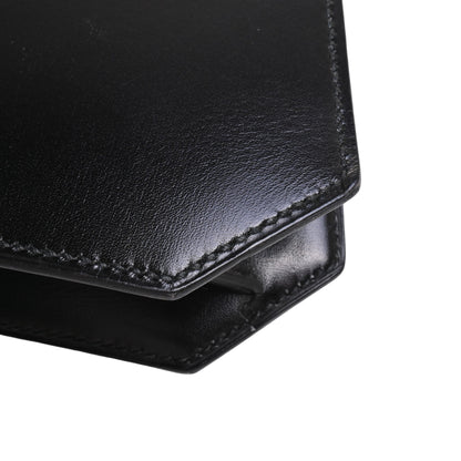 ナポレオン　ショルダーバッグ　ボックスカーフ　ブラック　GP　〇S刻印