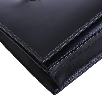 ヴィンテージクラッチ　ボックスカーフ　ブラック　GP　〇J刻印