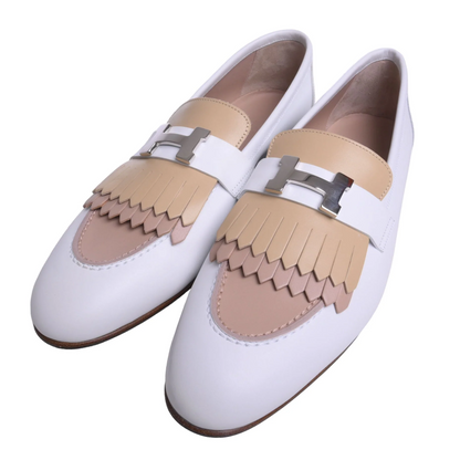 モカシン　ロワイヤル　ホワイト　マルチカラー　39 1/2