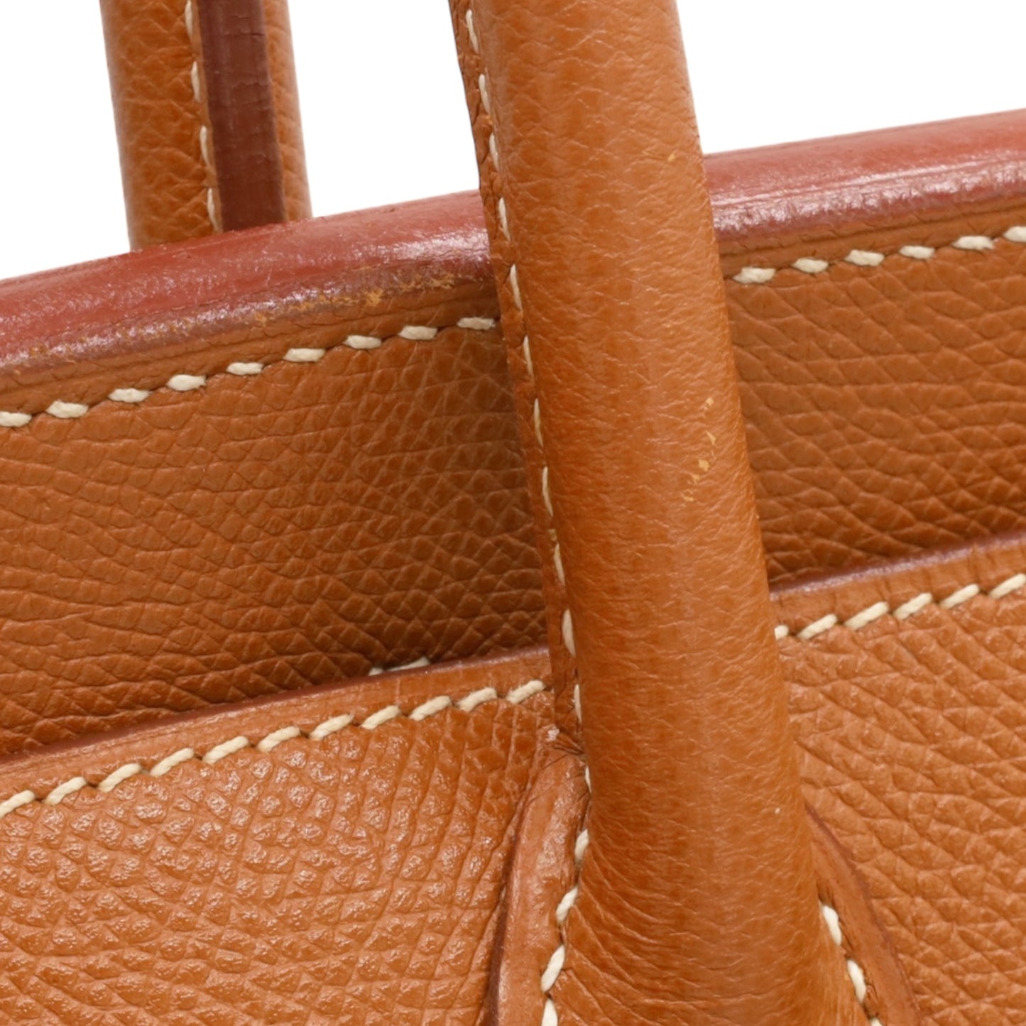 バーキン30　ヴォーエプソン　ハラコ　ゴールド　GP　□D刻印