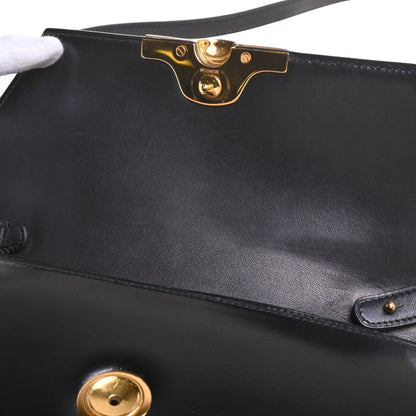 ナポレオン　ショルダーバッグ　ボックスカーフ　ブラック　GP　〇S刻印