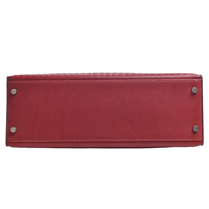 Kelly 32 Dewitch Waffle Box Calf Rouge Ash SS □G engraved