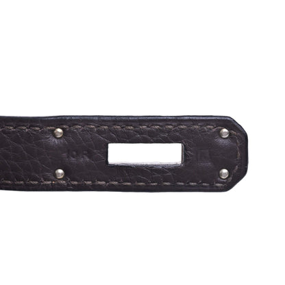 バーキン35　レナージュ　カロ　トリヨンクレマンス　エベンヌ　SS　□K刻印