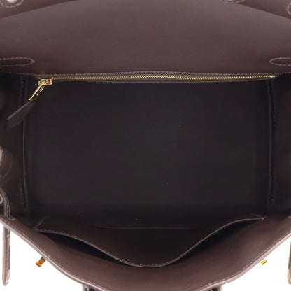 バーキン25　ヴォースイフト　トワルアッシュ　 べブラン　エクリュ　GP　K刻印