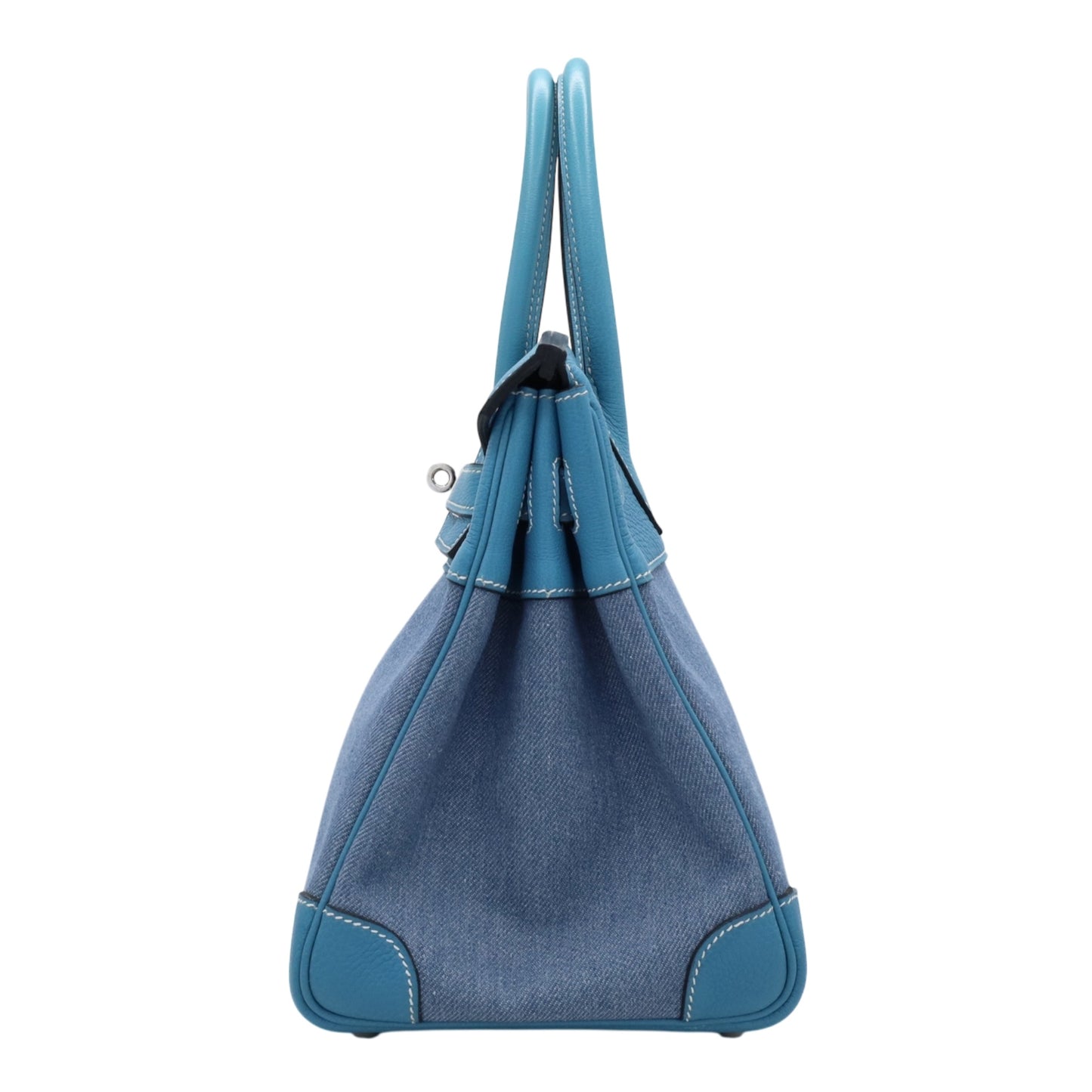 Birkin 30 Toile Jean Togo 蓝色牛仔裤 SS □F刻印