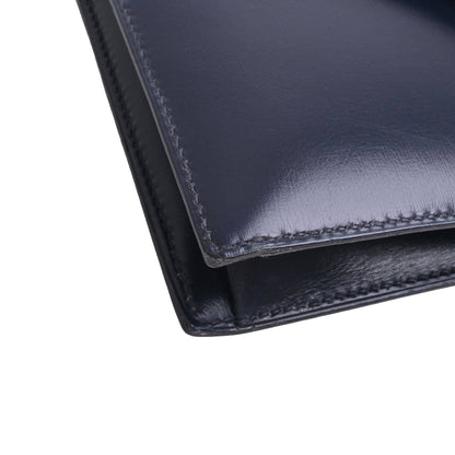 アルカザール　ボックスカーフ　ブルーインディゴ　GP　〇Ｎ刻印