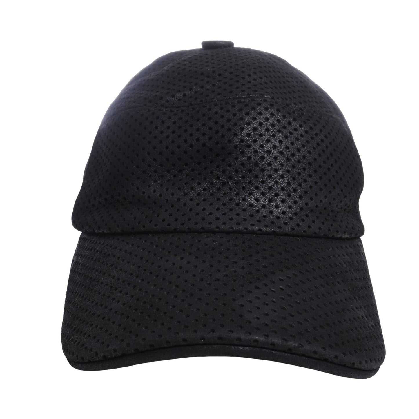 Jet Cap Punched Leather Black 61