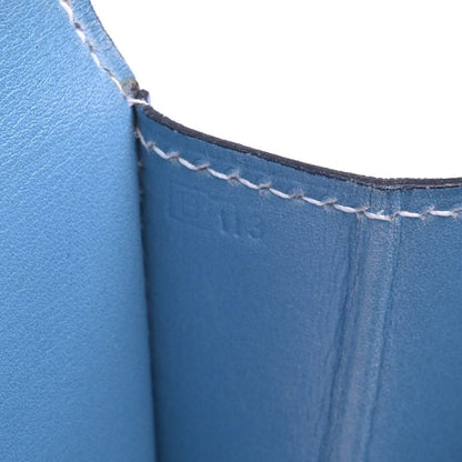 ポシェットリオ　ボックスカーフ　ブルージーン　SS　□B刻印