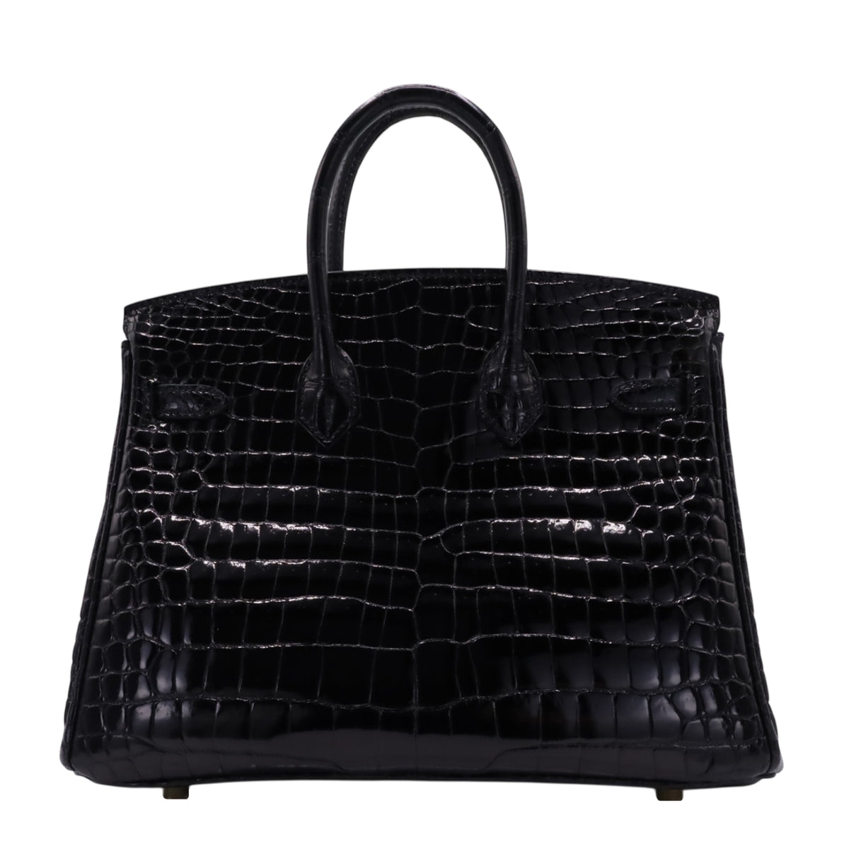 Birkin 25 Porosus Black GP ZStamp