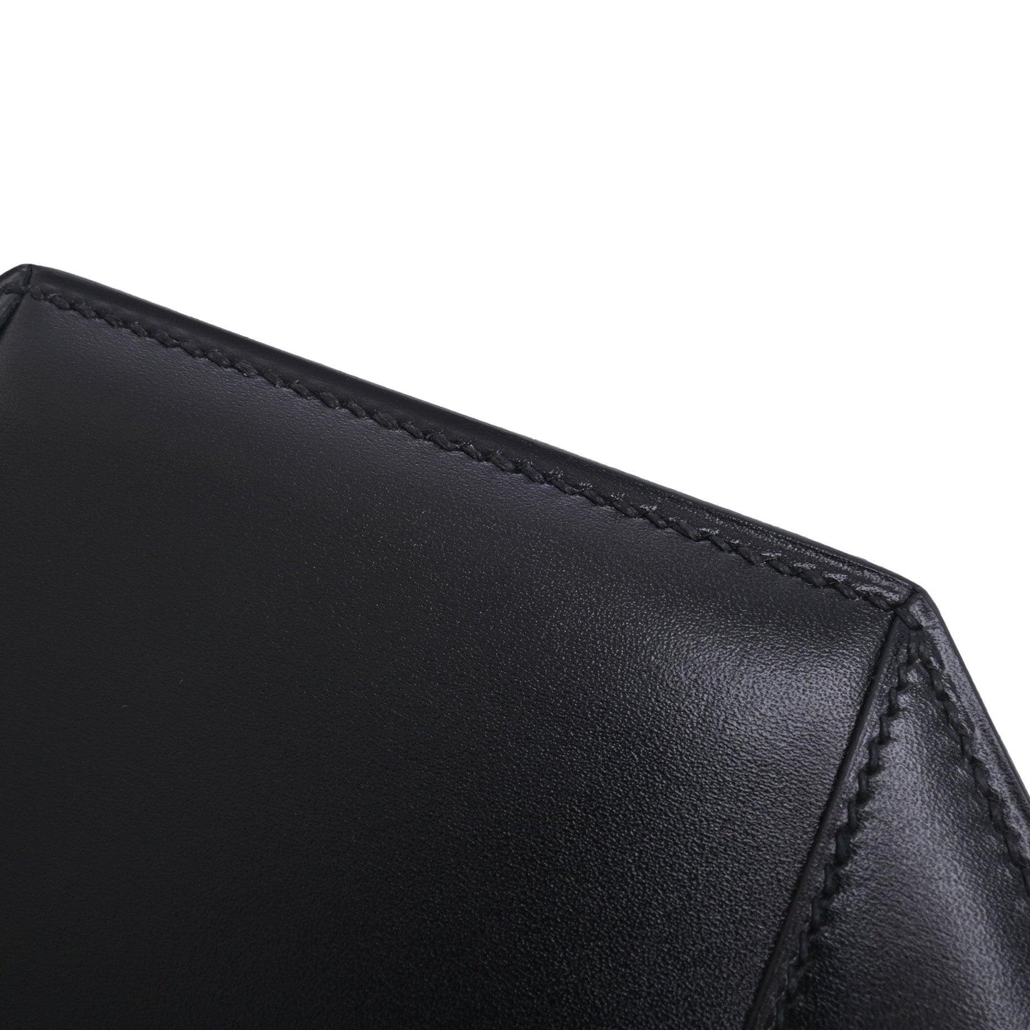 POUDRIER　ボックスカーフ　ブラック　GP　□R刻印