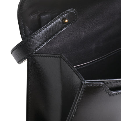 ナポレオン　ショルダーバッグ　ボックスカーフ　ブラック　GP　〇S刻印