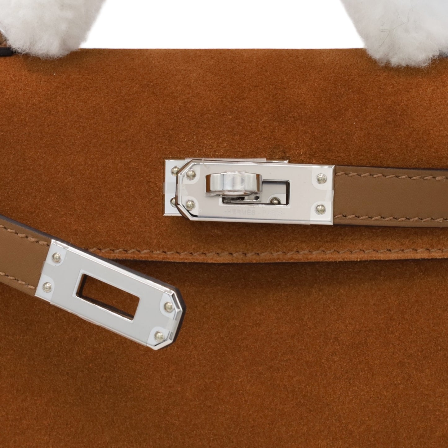 迷你凯莉包 2 泰迪沃斯威夫特木桐灰麂皮本色阿尔赞 SS B 邮票