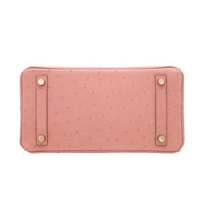 バーキン25　オーストリッチ　テリキュート　GP　B刻印