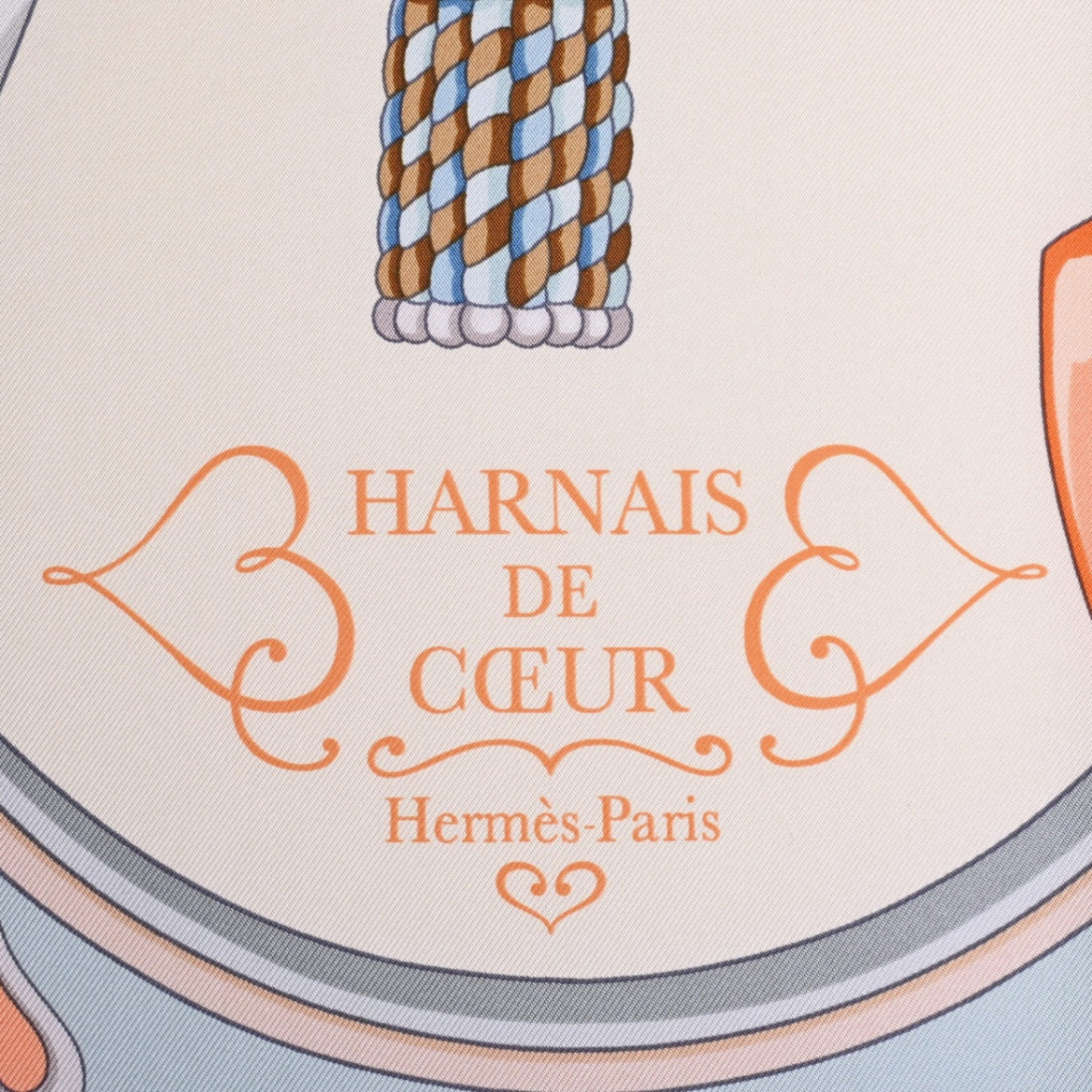 Carre 90 Arne de Coeur Silk Beige