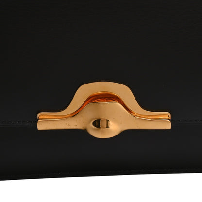 ナポレオン　ショルダーバッグ　ボックスカーフ　ブラック　GP　〇S刻印