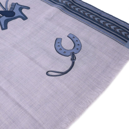 レクタングル　エ・グリ・グリ　カシミヤ　グレー