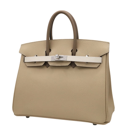 バーキン25　トリコロール　ヴォーエプソン　トレンチ　クレ　エトゥープ　SS　K刻印