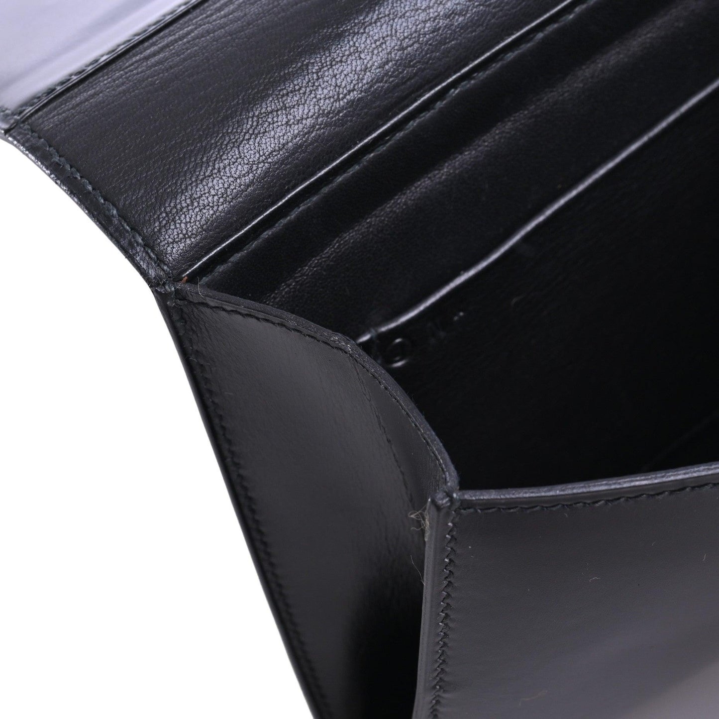 ヴィンテージクラッチ　ボックスカーフ　ブラック　GP　〇J刻印