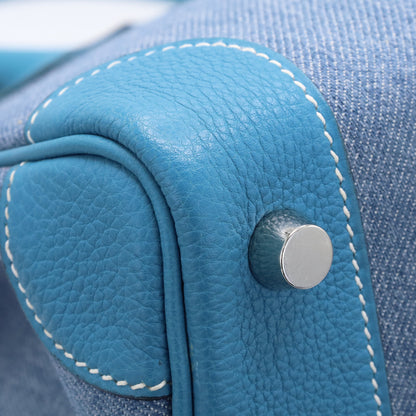 Birkin 30 Toile Jean Togo 蓝色牛仔裤 SS □F刻印