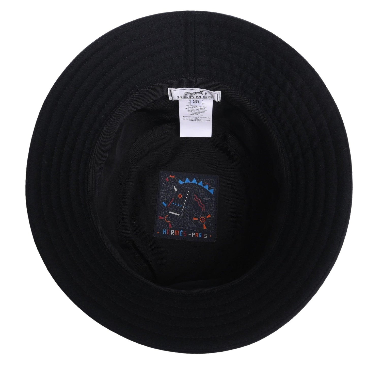 Bucket hat carousel wool black 59