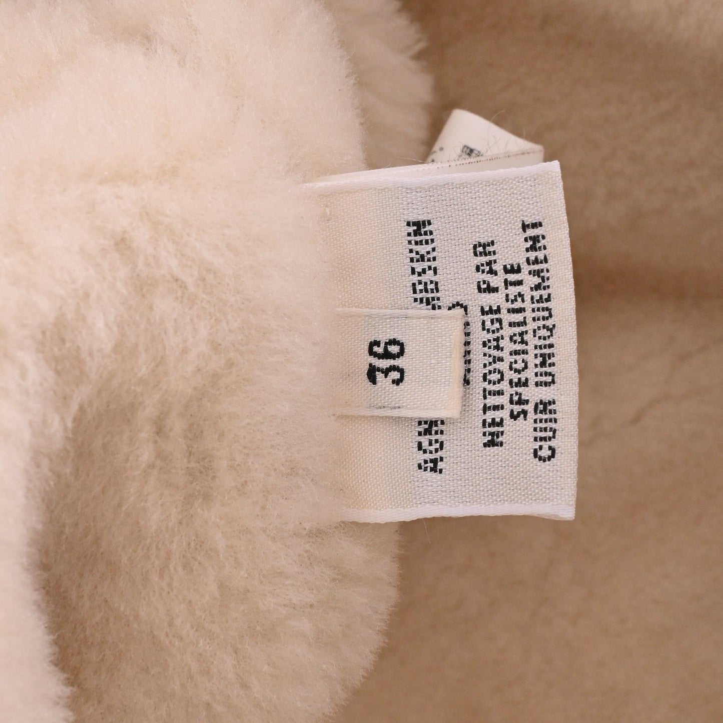 コート　ムートン　ベージュ　36