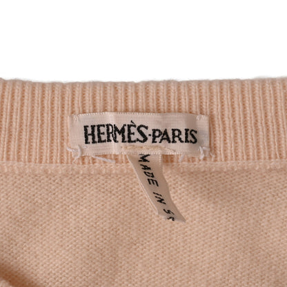 アンサンブル　カシミヤ　ホワイト　L