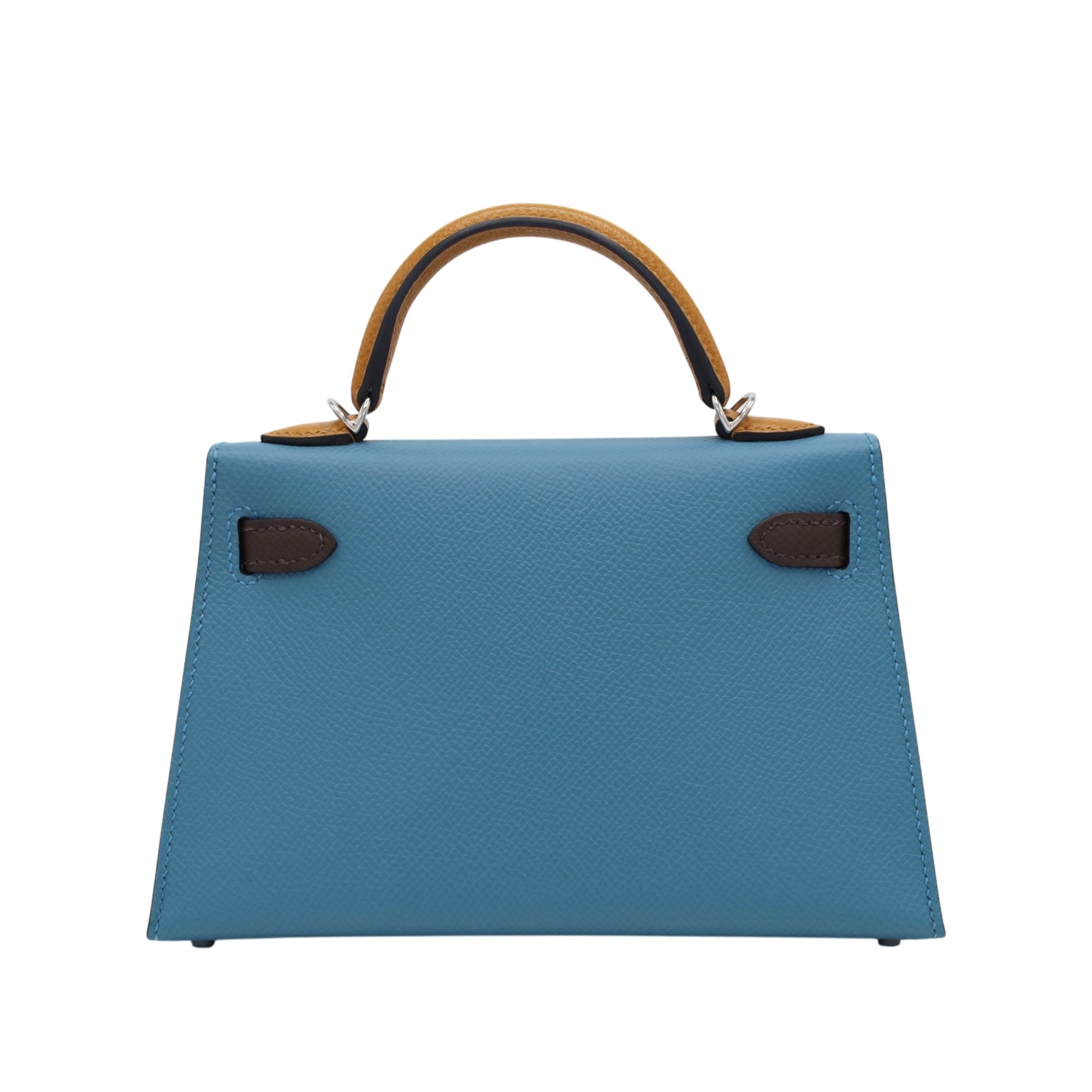HERMES ミニケリー2 セリエ ヴォーエプソン ブルージーン ナチュラル