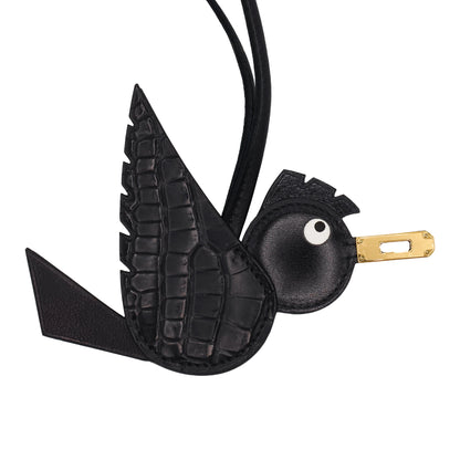 Birdie Charm Touch Vaux Swift Alligator Matte Black GP BStamp