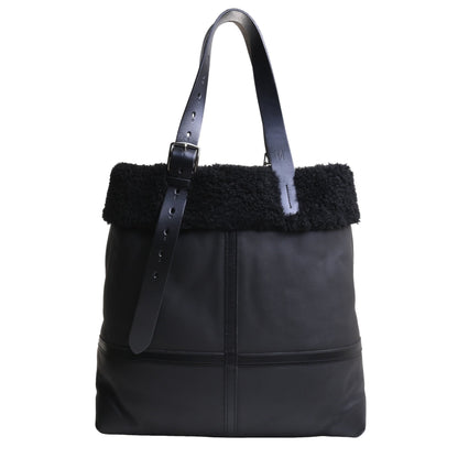 エトリヴィエール　ショッピングアビエイター　トリヨンクリストバル　ムートン　ブラック　SS　C刻印