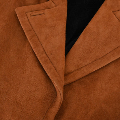 コート　ムートン　キャメル　38