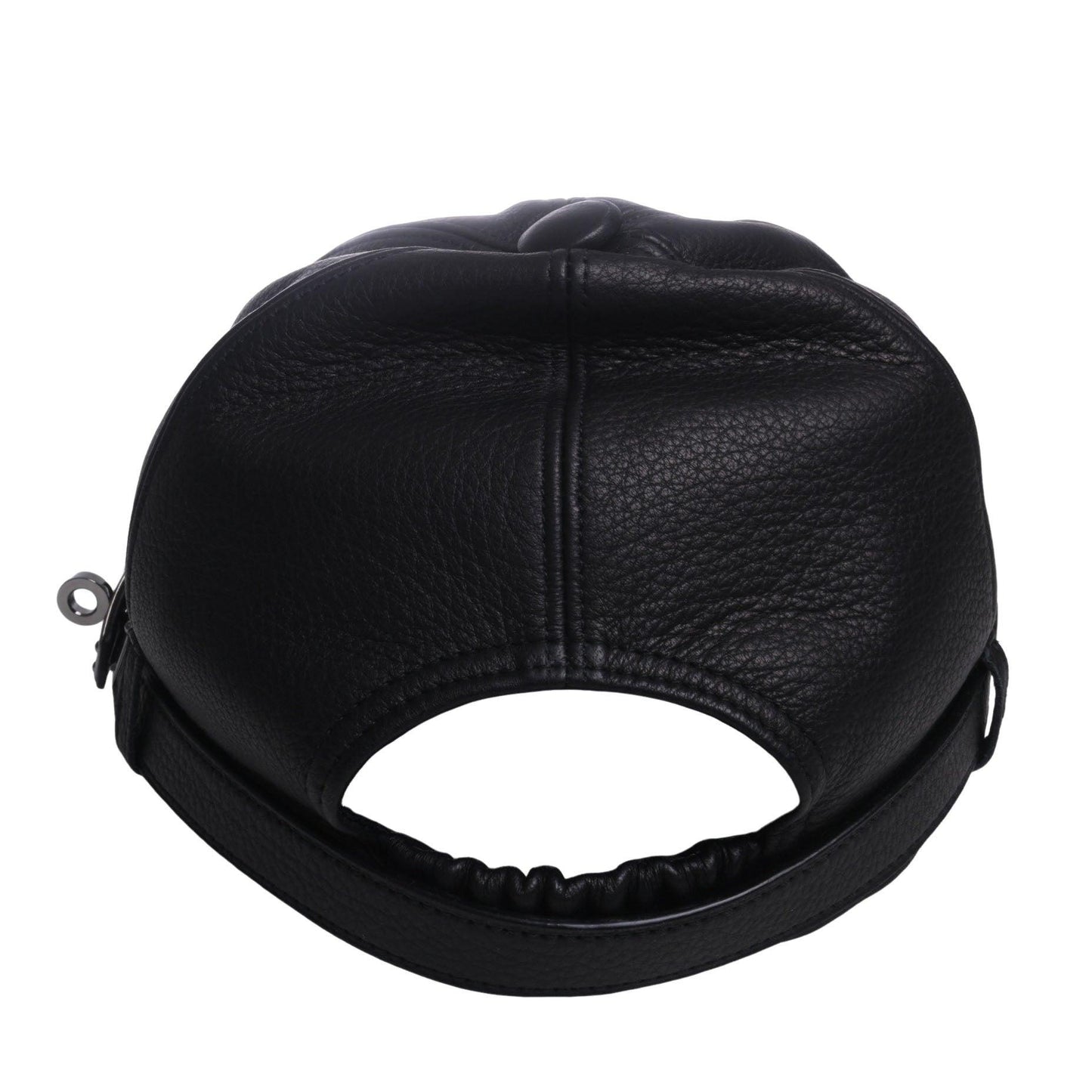 Cap Leather Black Kelly Metal Fittings SS M