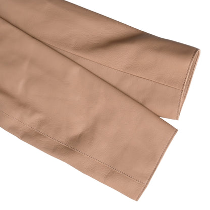 ライダースジャケット　ゴート　ベージュ　36