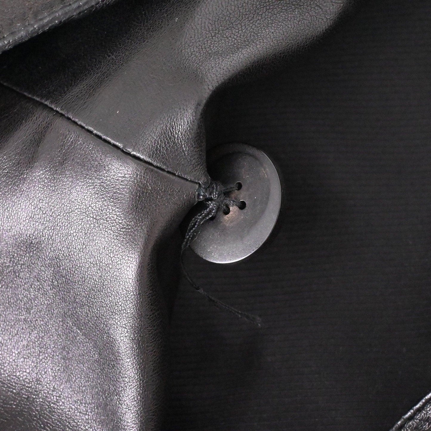 ベルテッドコート　ラム　ブラック　38