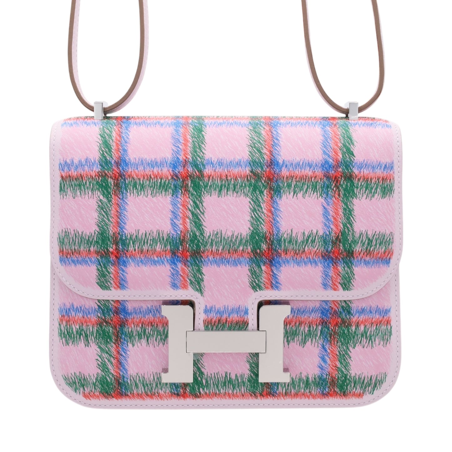 コンスタンスミニ　タータン　ヴォースイフト　モーヴペール　SS　K刻印