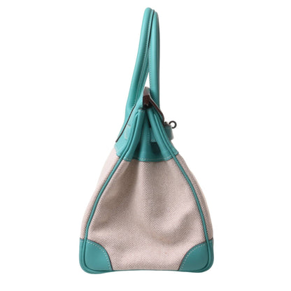 Birkin 30 Voor Swift Toile Ash Lagon SS □L engraved