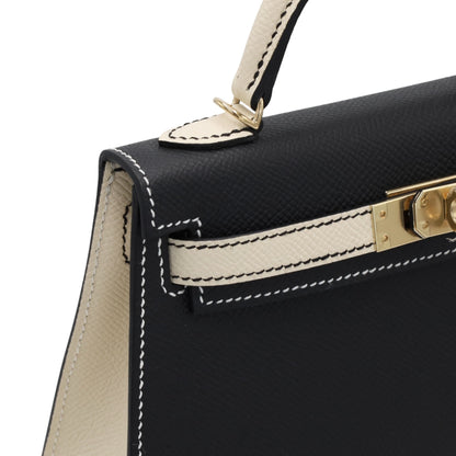 Mini Kelly 2 Personal Order Vaud Epson Black Cre Champagne Gold Hardware W Engraved
