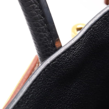 バーキン30　ヴァッシュリエージュ　ブラック　ノアゼット　GP　□K刻印